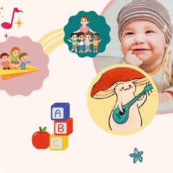 Foto av smilende baby.