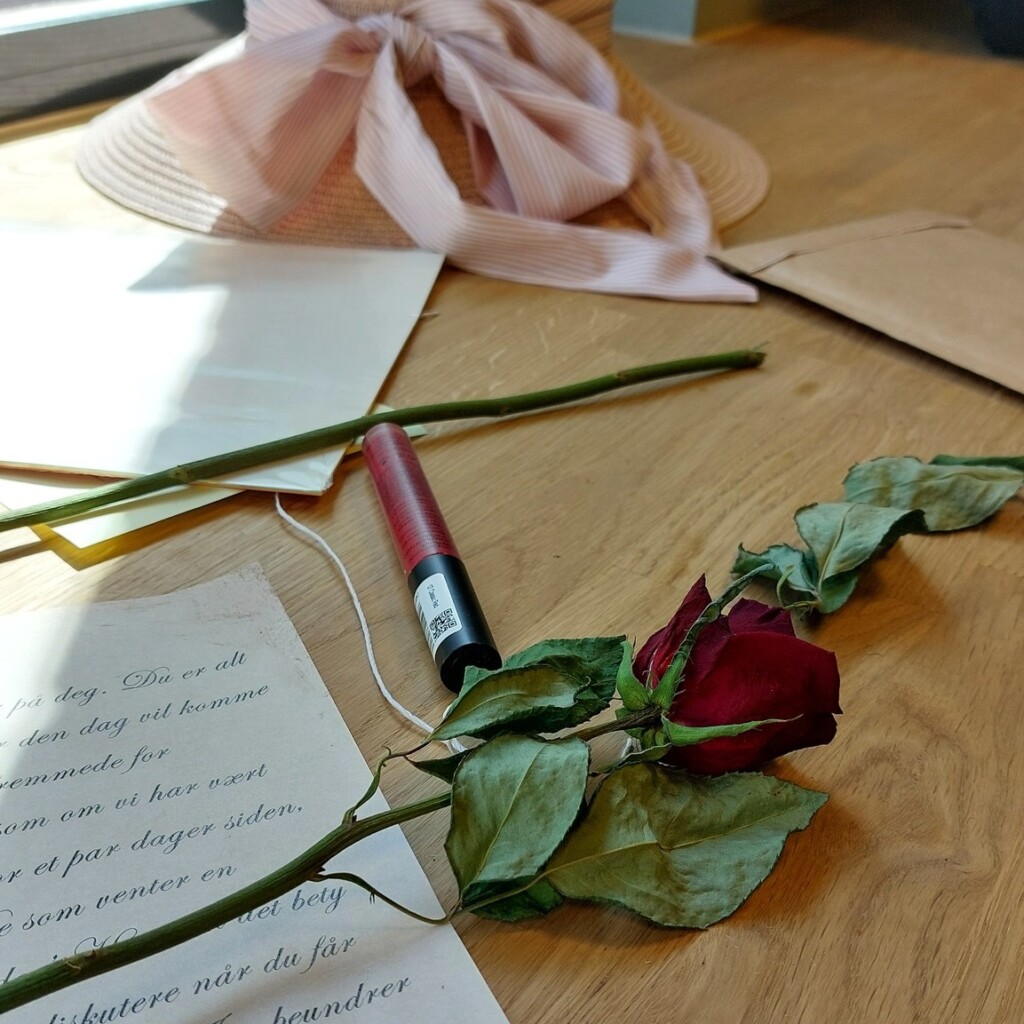 Foto av tørket rose