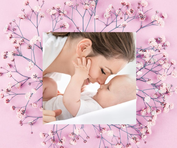 Foto av dame og baby.