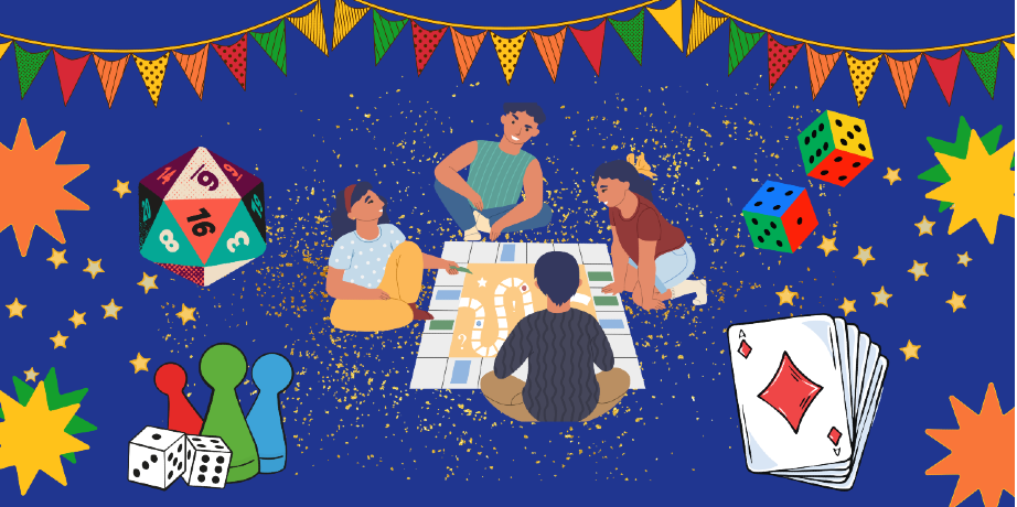 Illustrasjonsbilde av folk som spiller brettspill.