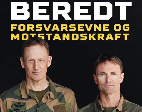 Utsnitt av bokomslaget til boken Beredt.