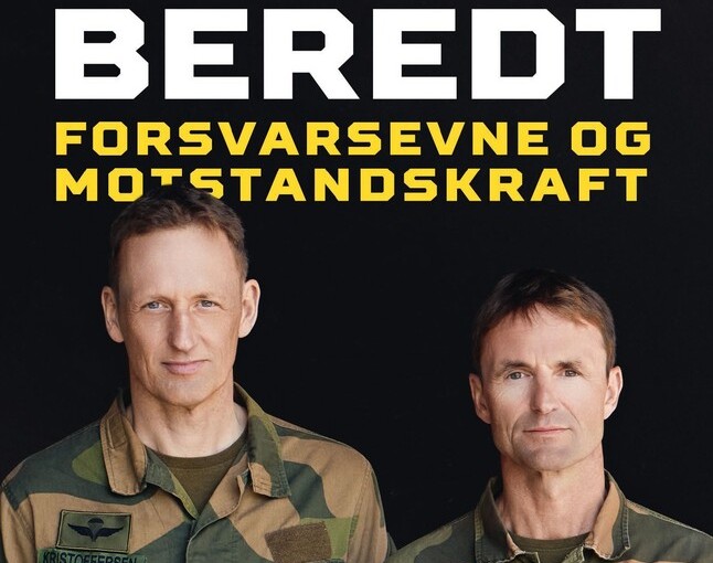 Utsnitt av bokomslaget til boken Beredt.
