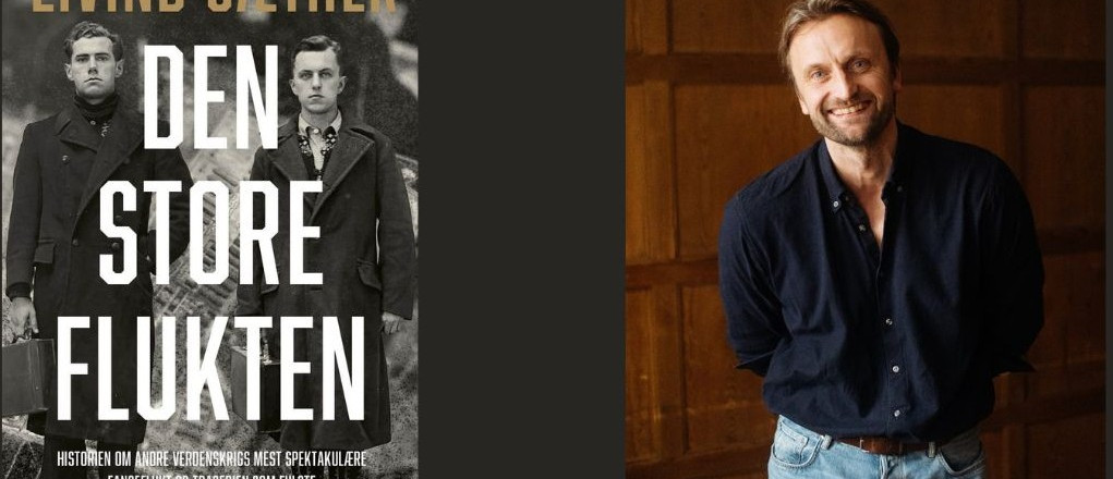 Forsidebildet til boken pluss forfatterportrett.